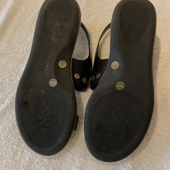 Vince Camuto, black sandals, size 7 1/2 - Picture 3 of 4
